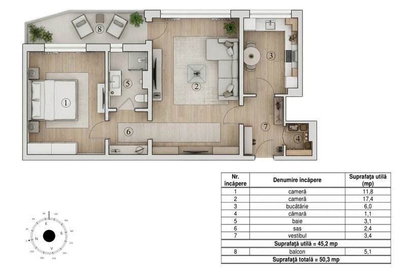 Colentina- Obor. Apartament 2 camere